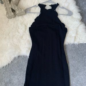 Black cocktail dress